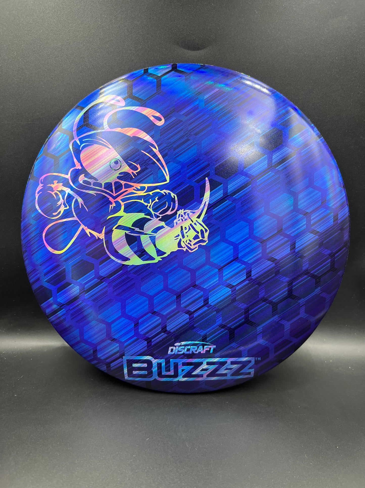 Discraft ESP SuperColor Full Foil Buzzz - Honeycomb Honeycomb Blue - 173g-174g