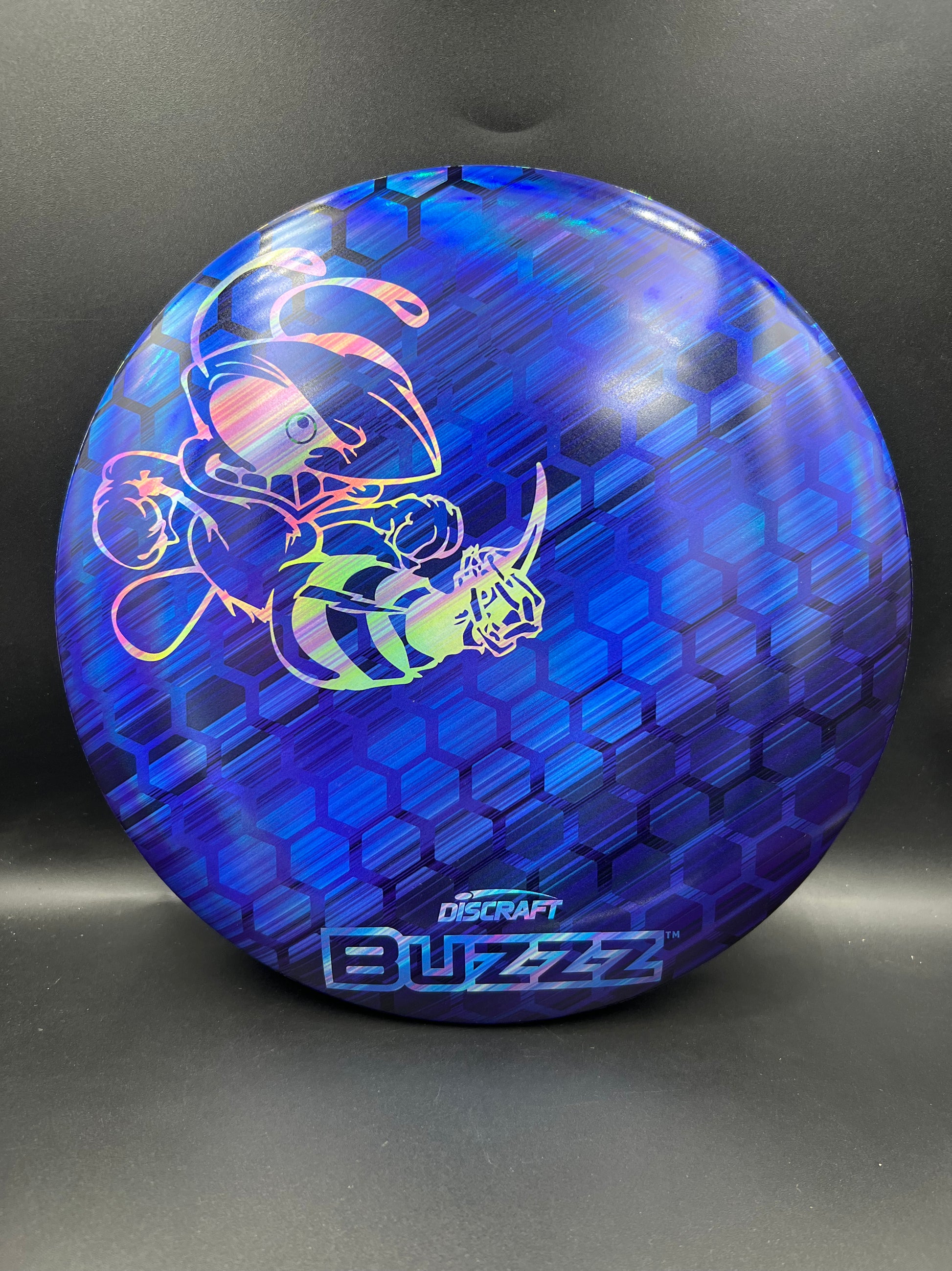 Discraft ESP SuperColor Full Foil Buzzz - Honeycomb Honeycomb Blue - 173g-174g