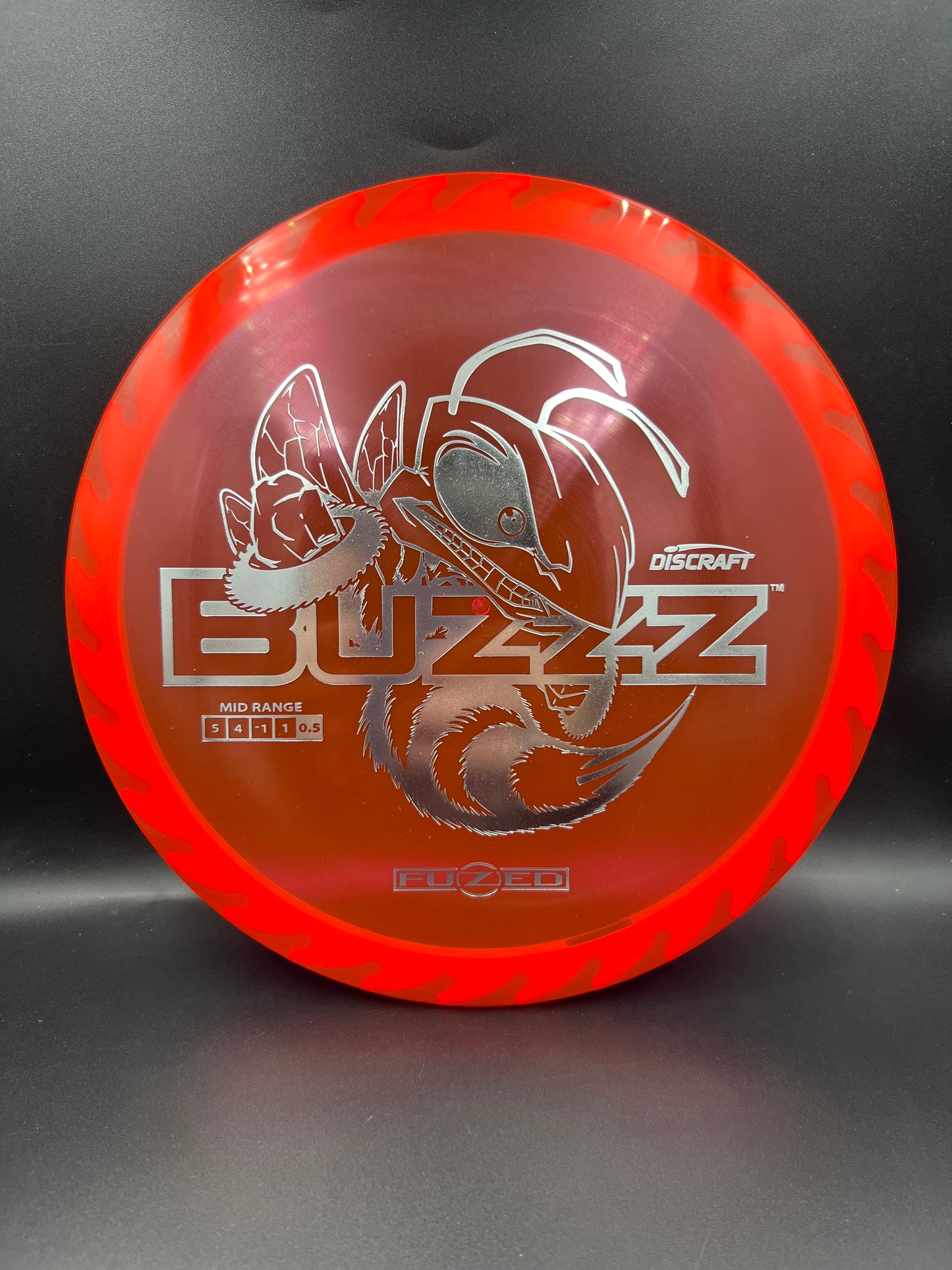 Discraft Fuzed Line Buzzz Red Yellow Back Flame Silver - 175g-176g
