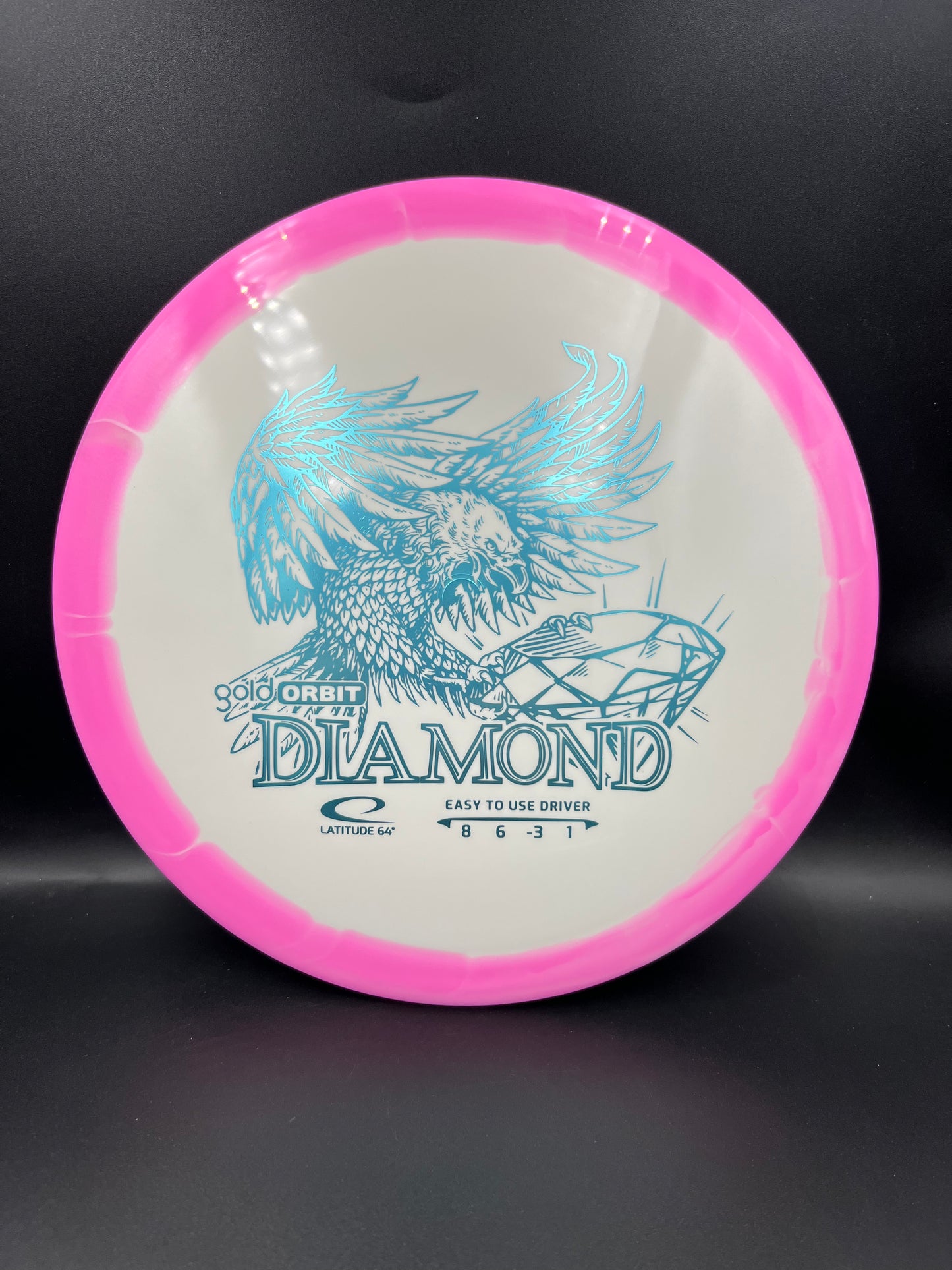 Latitude 64 Gold Orbit Diamond Pink Light Blue - 156g