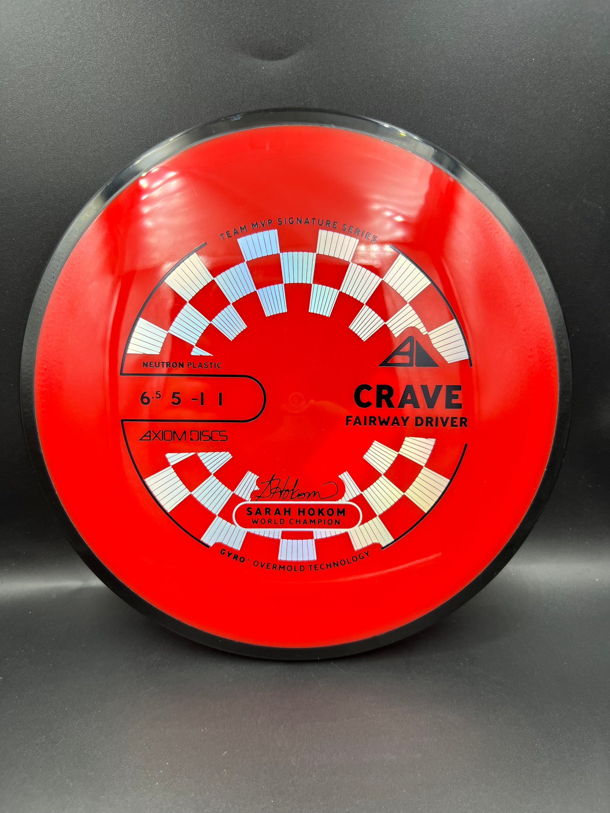 Axiom Neutron Crave Red Dark Rim - 173g