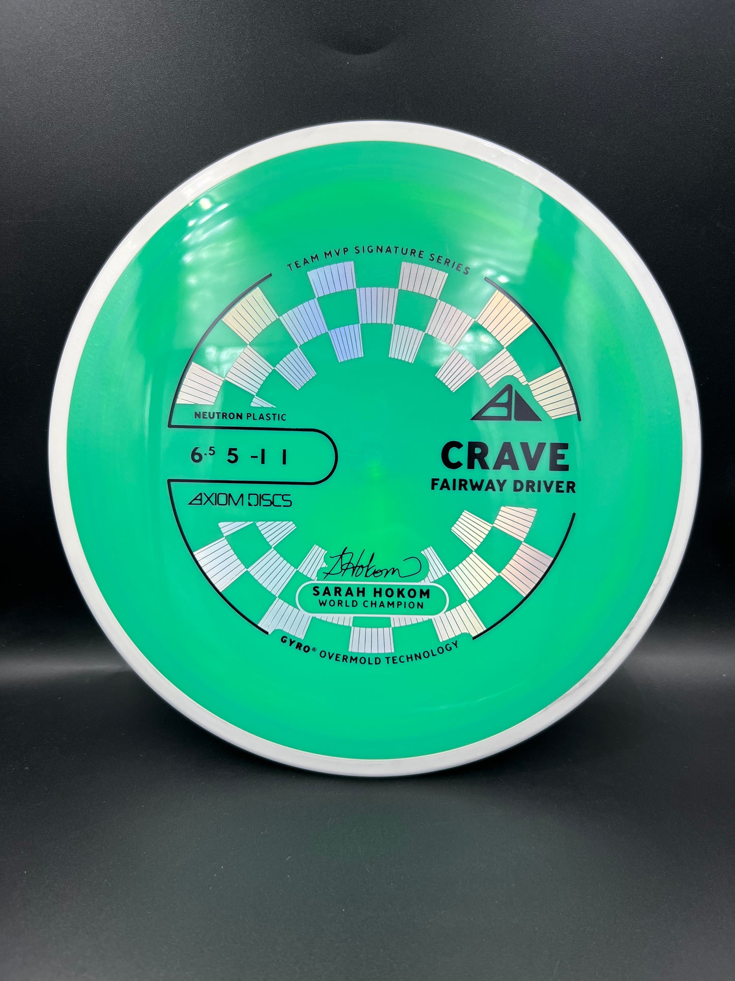 Axiom Neutron Crave Green White Rim - 163g