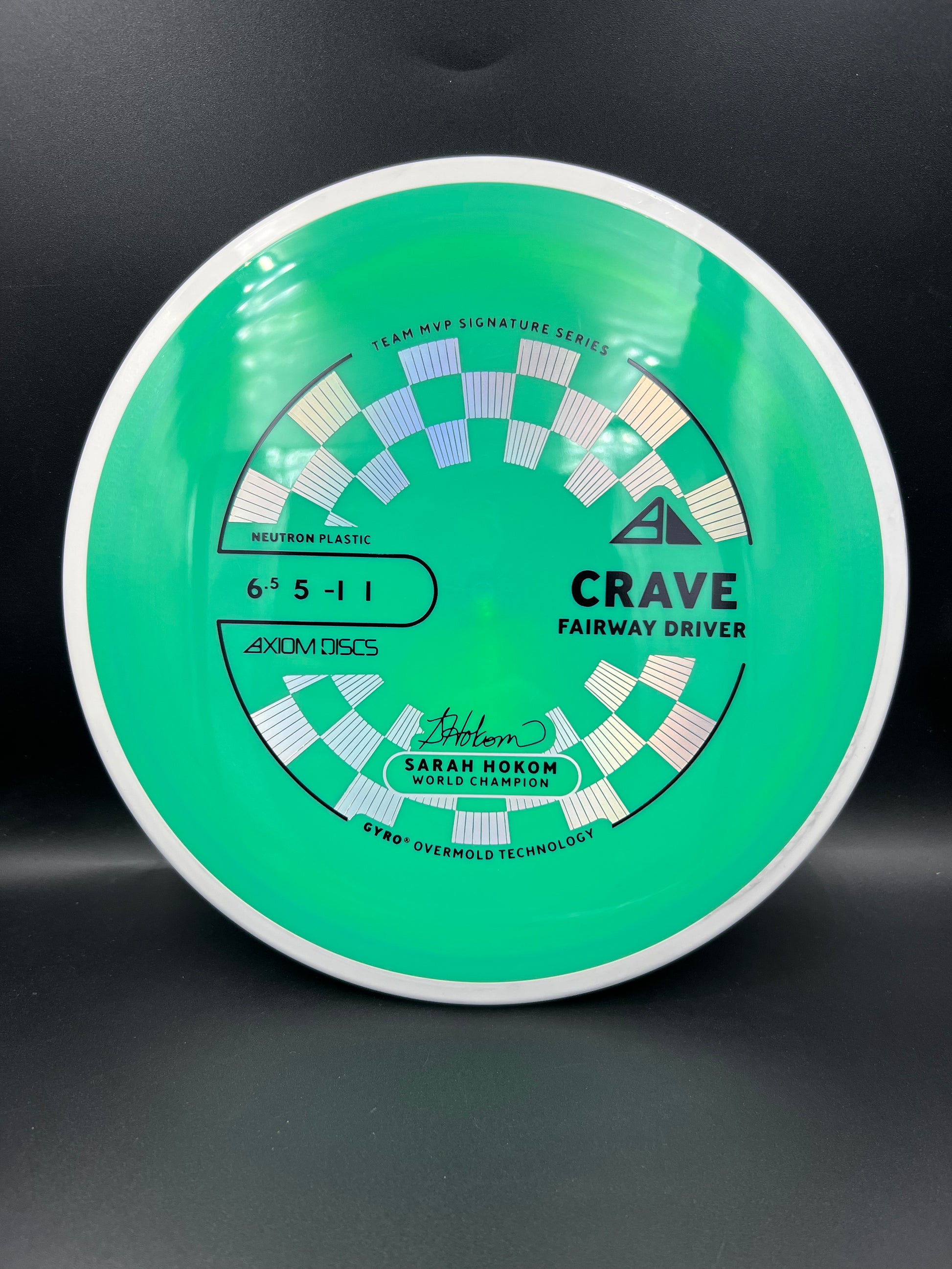 Axiom Neutron Crave Green White Rim - 163g