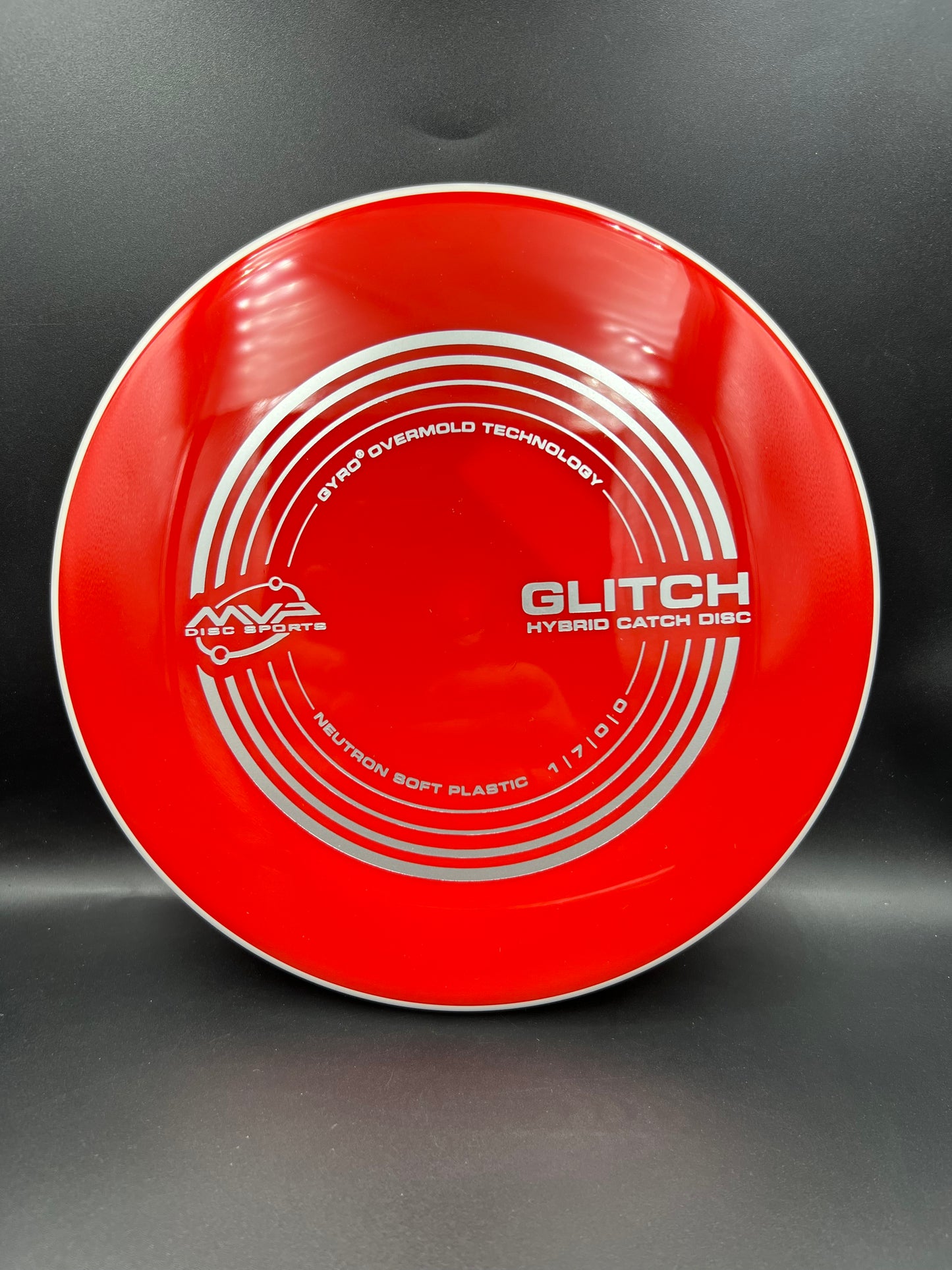 MVP Neutron Soft Glitch Red Silver - 149g