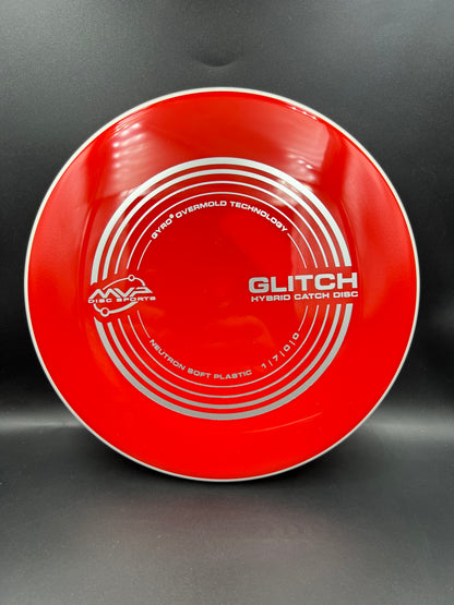 MVP Neutron Soft Glitch Red Silver - 149g