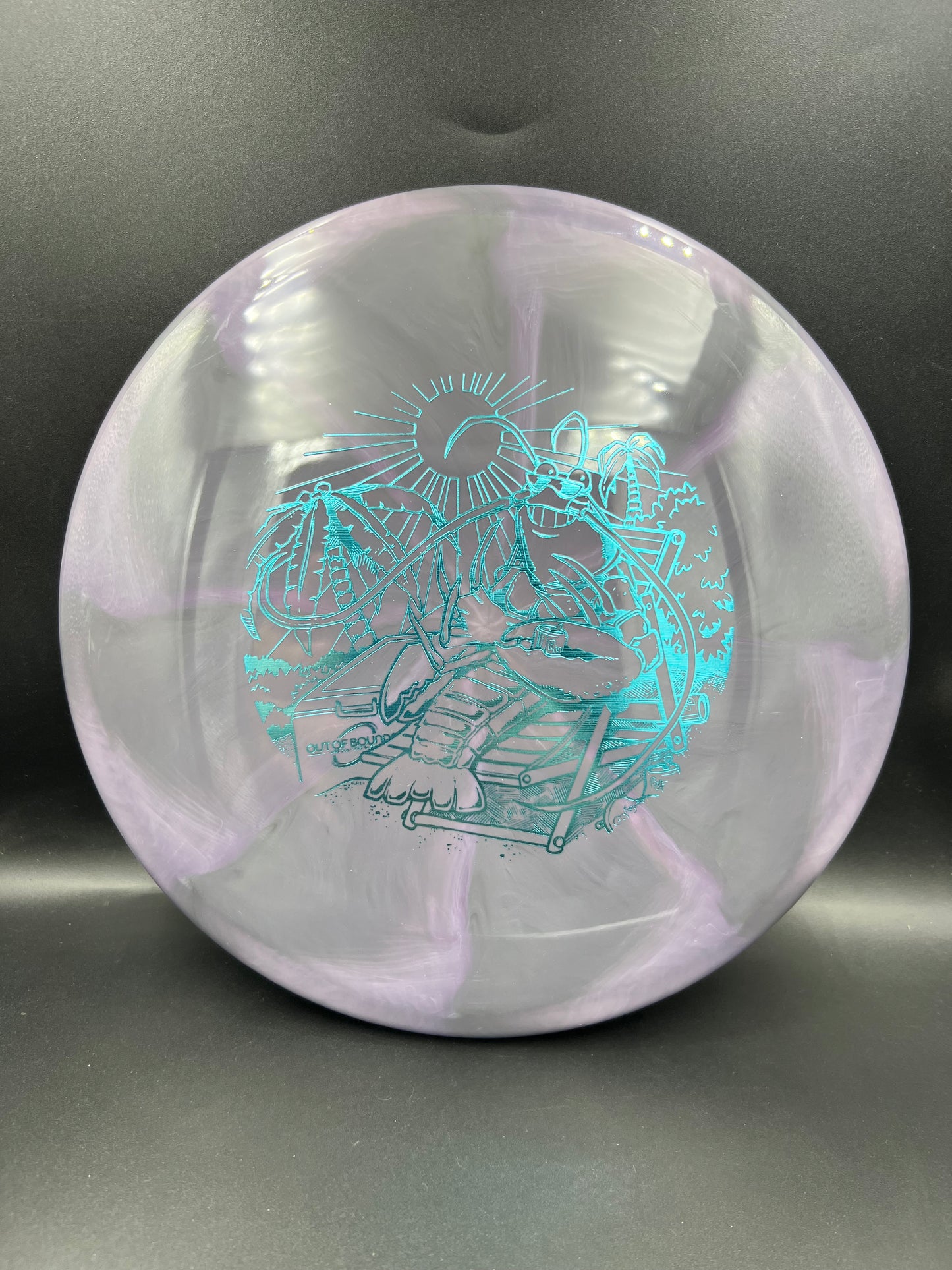 Mint Swirly Apex Lobster Gray Purple Light Blue - 178g