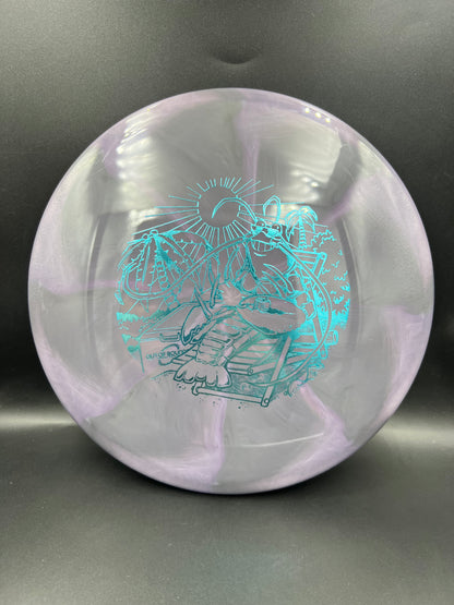 Mint Swirly Apex Lobster Gray Purple Light Blue - 178g