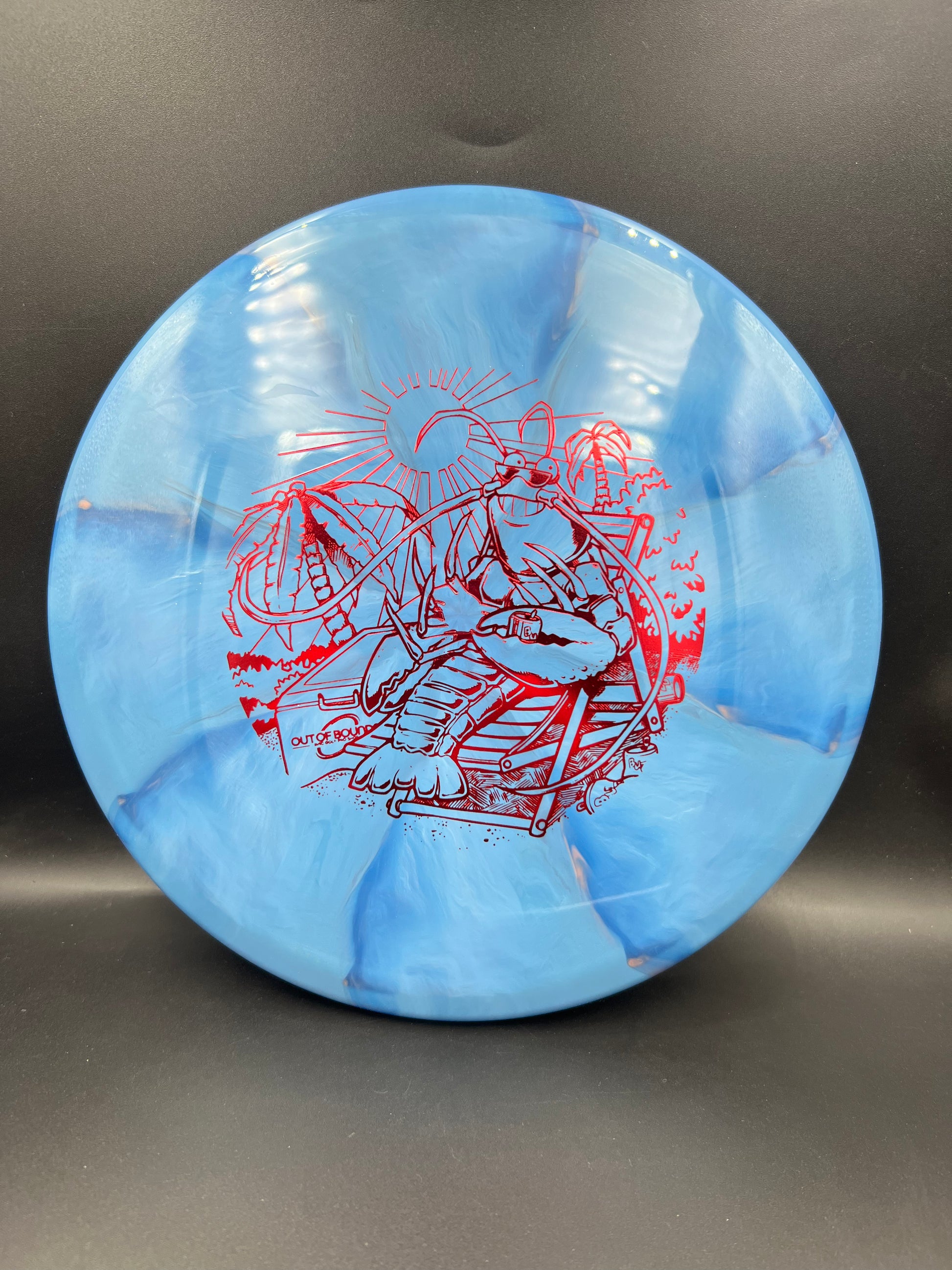 Mint Swirly Apex Lobster Blue Red - 178g