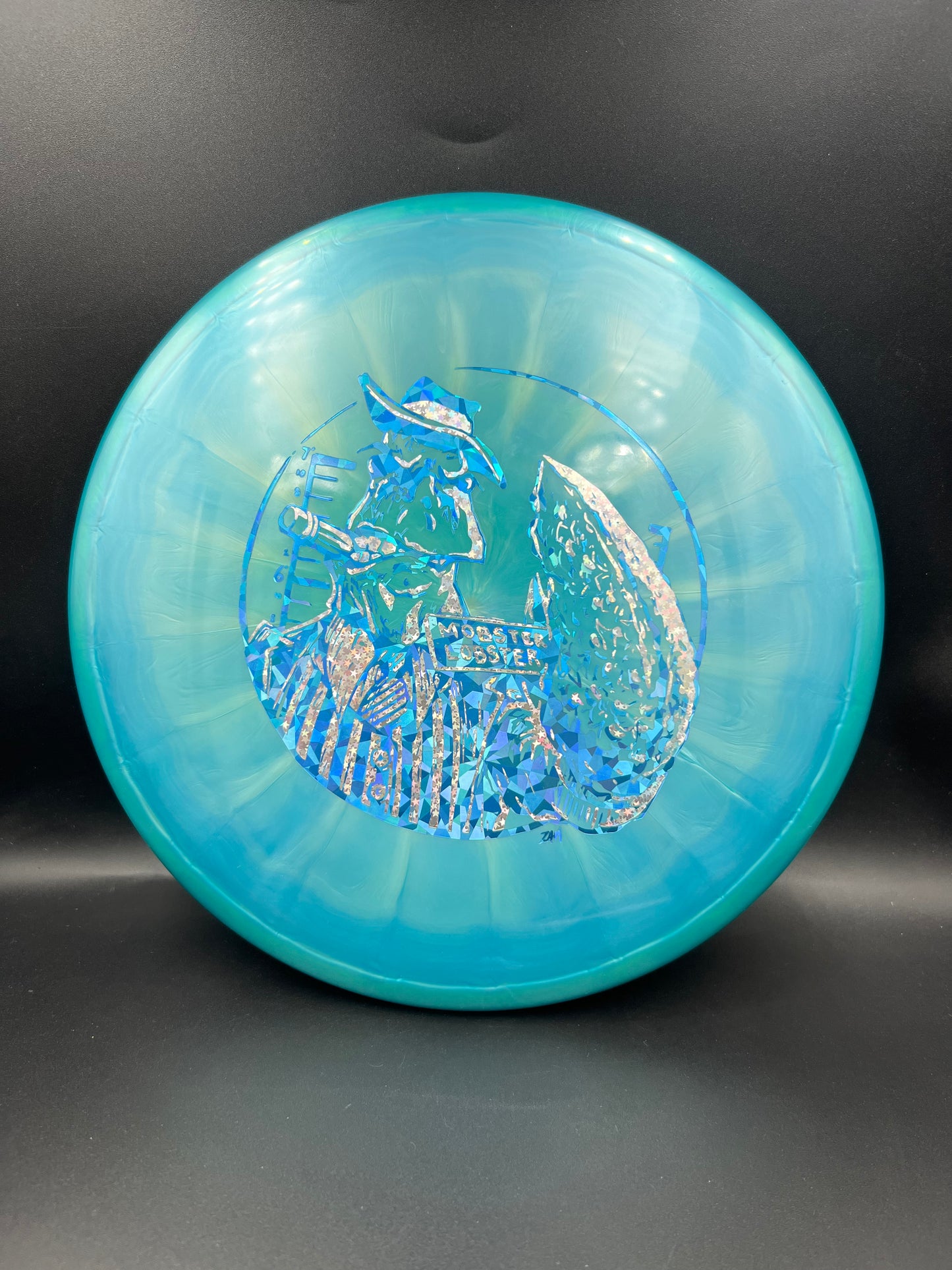 Mint Sublime Mobster Lobster Blue Teal Blue Shatter Silver Stars - 175g