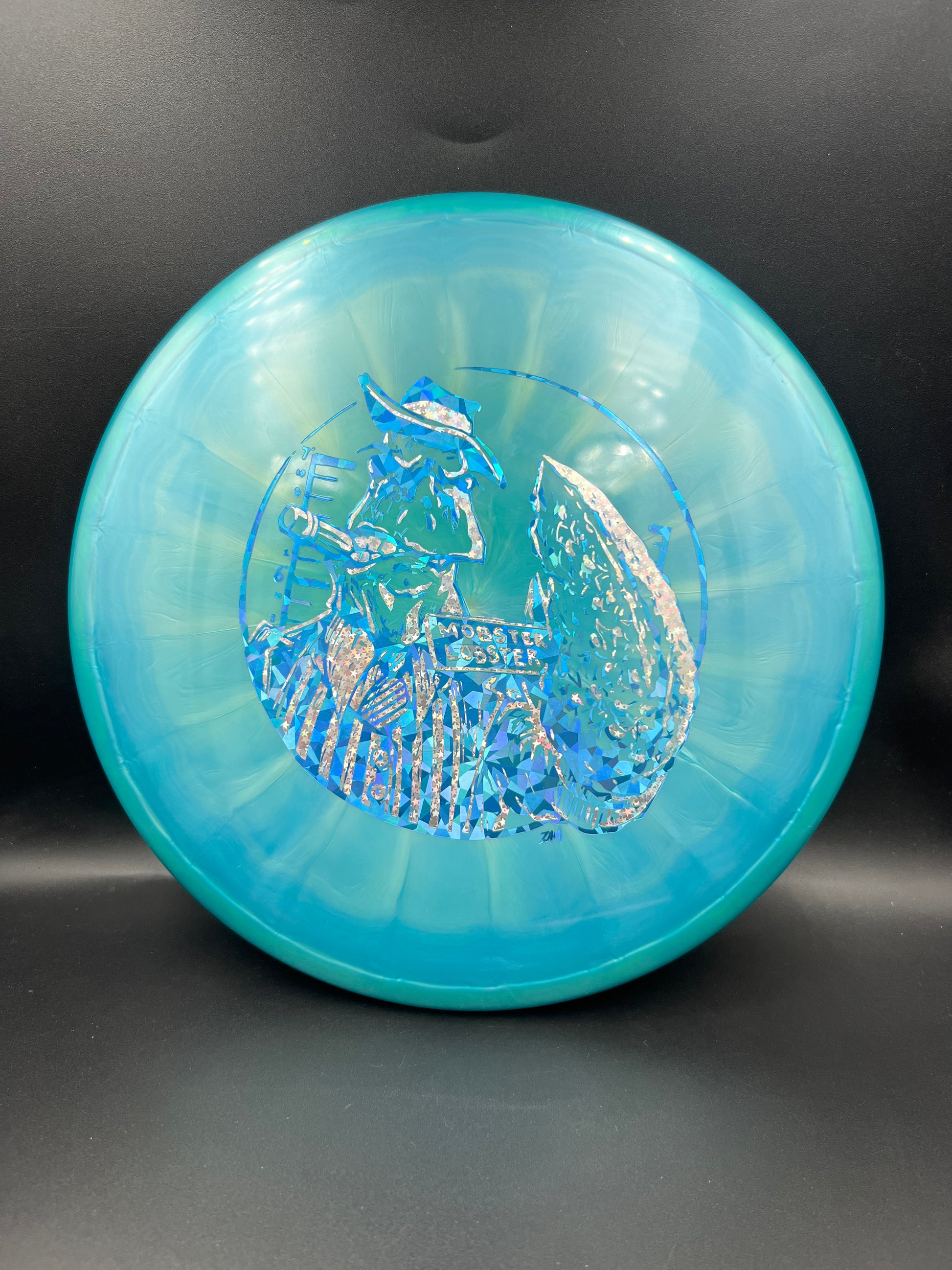 Mint Sublime Mobster Lobster Blue Teal Blue Shatter Silver Stars - 175g
