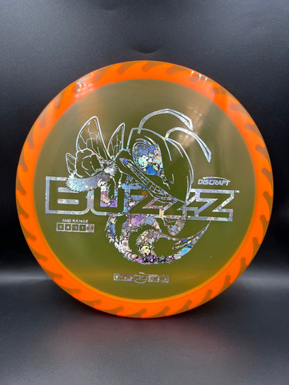 Discraft Fuzed Line Buzzz Orange Yellow Back Flame Bee Stamp - 177+