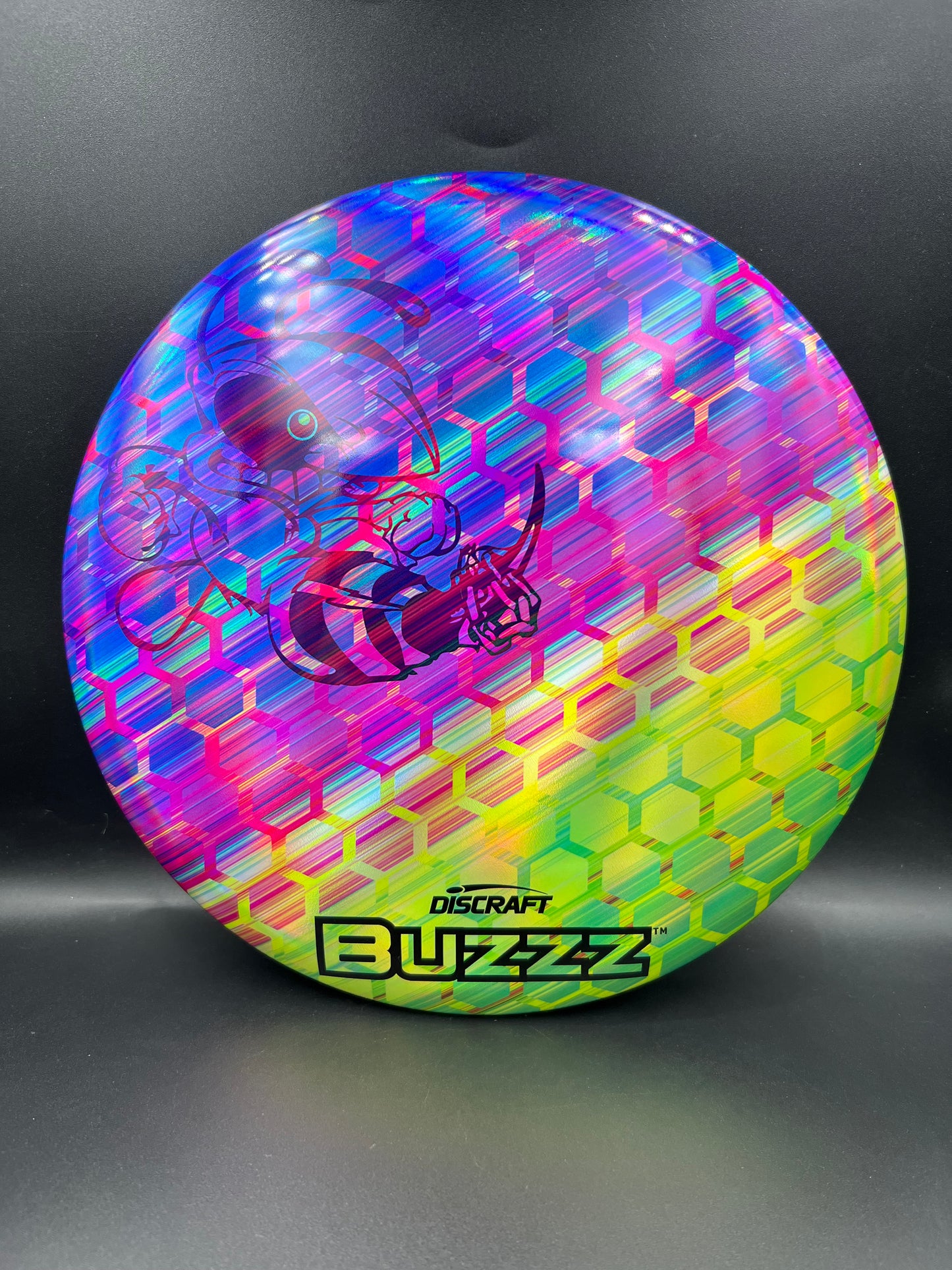 Discraft ESP SuperColor Full Foil Buzzz - Honeycomb Honeycomb Multi Black - 177g+