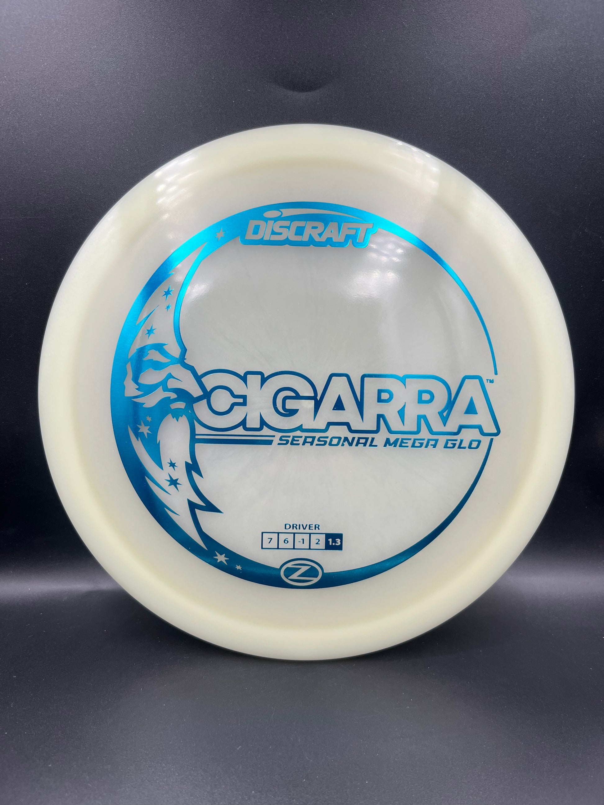 Discraft Mega Glo Cigarra Teal Blue Stamp - 175g-176g