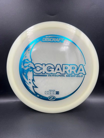 Discraft Mega Glo Cigarra Teal Blue Stamp - 175g-176g