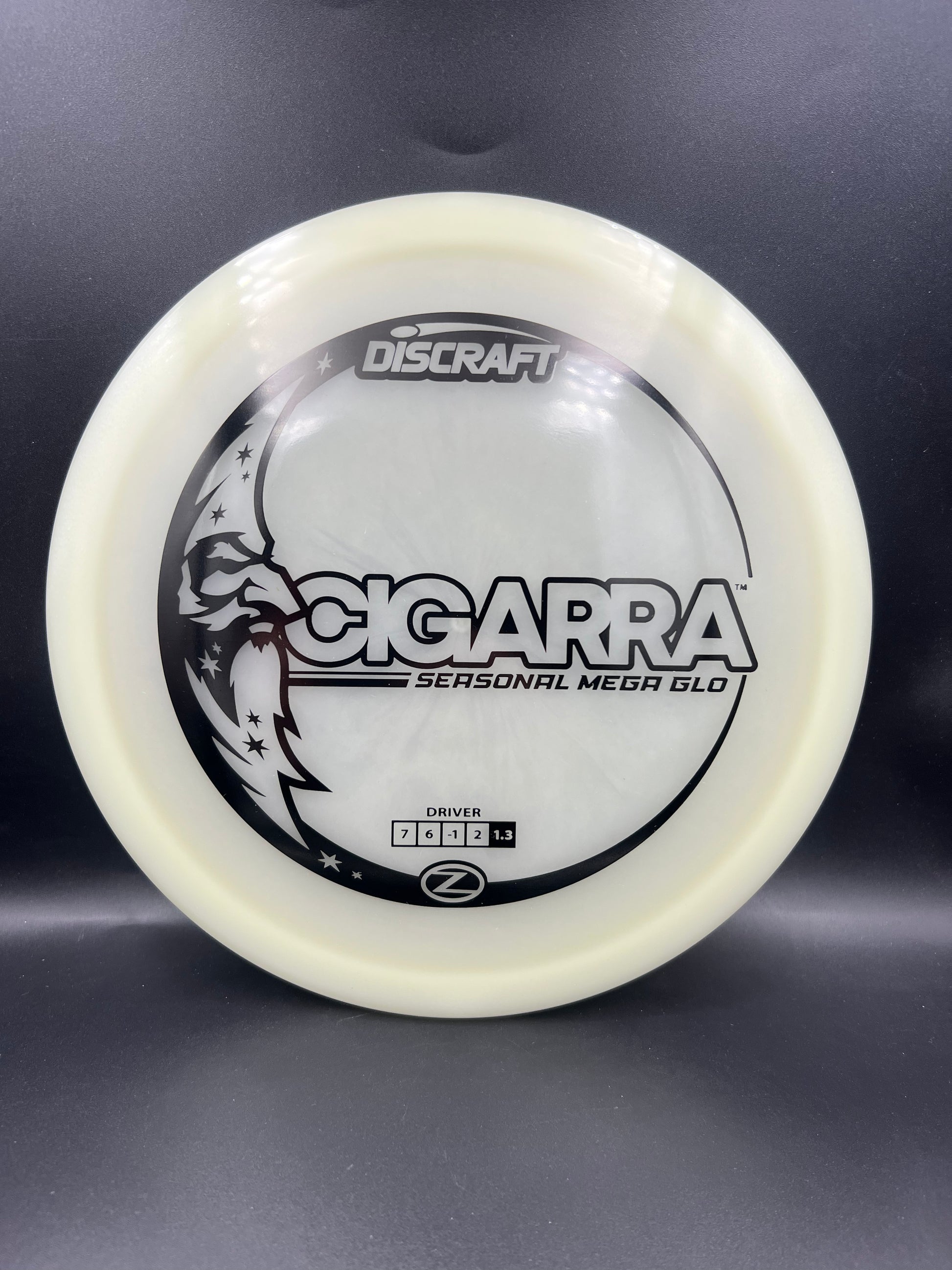 Discraft Mega Glo Cigarra Black Stamp - 173g-174g