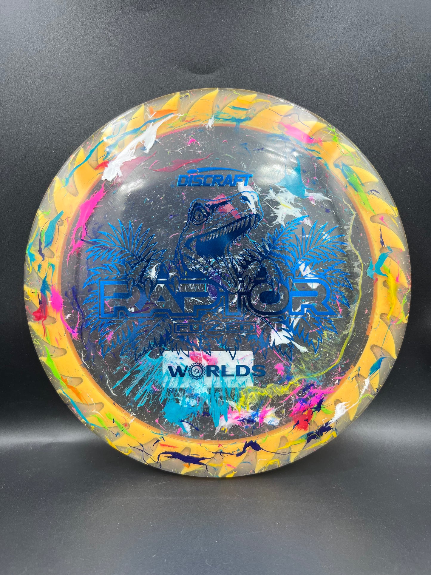 Discraft 2026 Worlds Jawbreaker Z Flx Fuzed Raptor 2-Orange Yellow Blue - 173g-174g