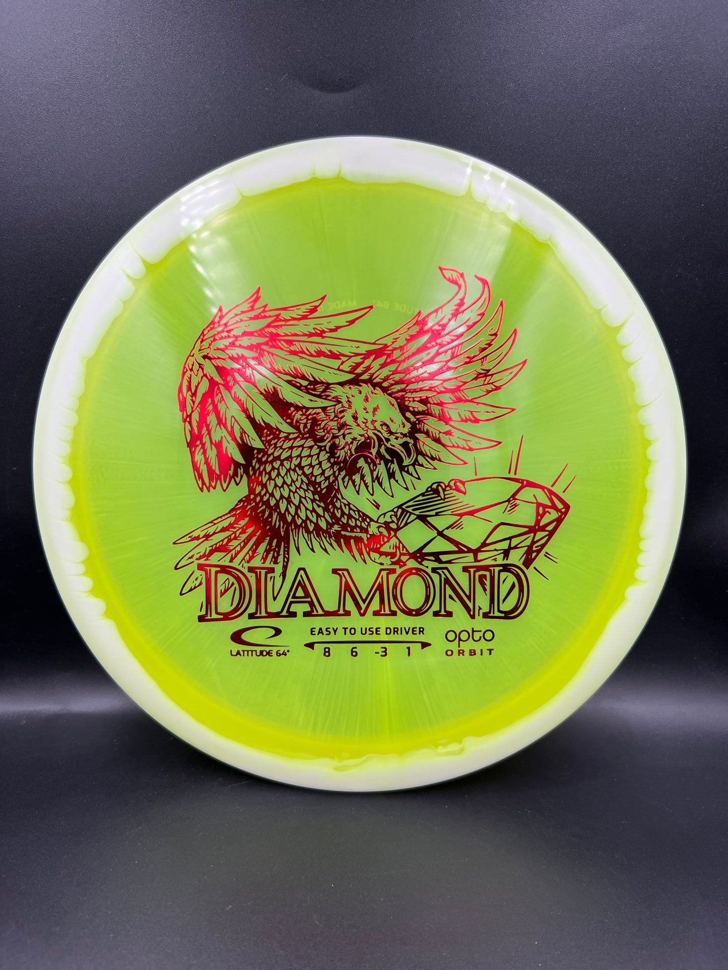 Latitude 64 Opto Orbit Diamond Highlighter Red - 156g