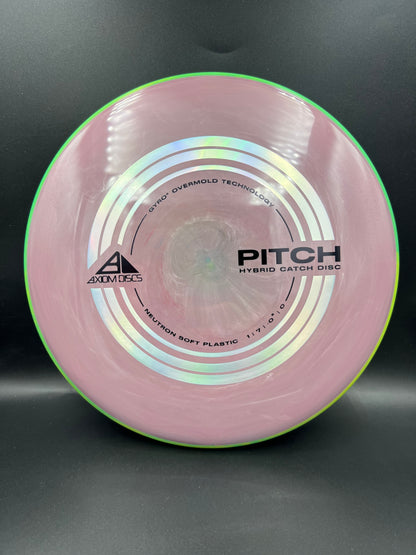 Axiom Soft Neutron Pitch Pinkish Purple Green Yellow Rim - 153g