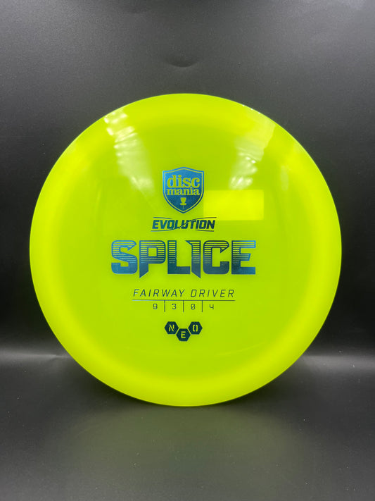 Discmania Evolution NEO Splice Yellow Light Blue Stamp - 176g
