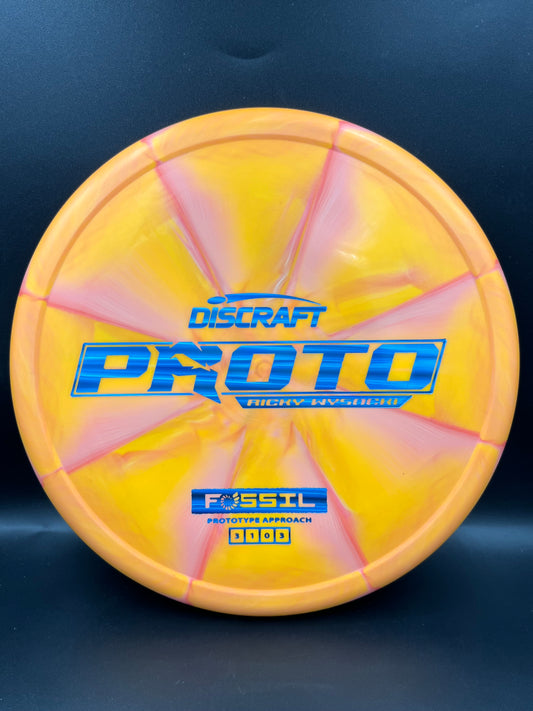 Ricky Wysocki Prototype Fossil Orange Blue Stamp - 173-174g