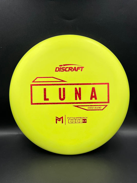 Discraft Hard Luna Yellow Red Stamp - 172g