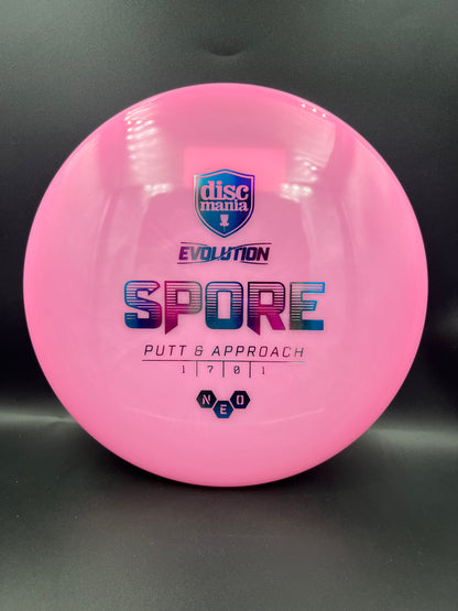 Discmania NEO Spore Pink Blue Pink Silver Stamp - 158g