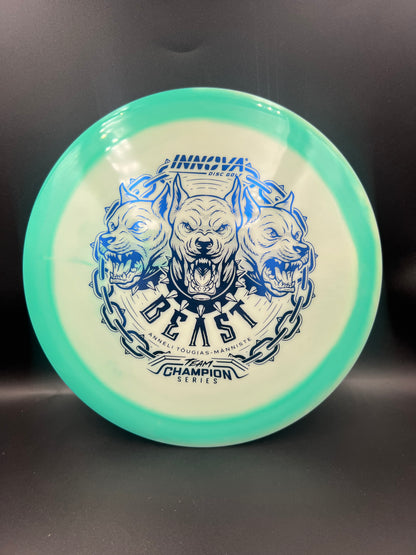 Innova Tour Series 2026 Proto Glow Halo Star Beast Anelli Tõugjas-Männiste Teal Blue Stamp - 170g