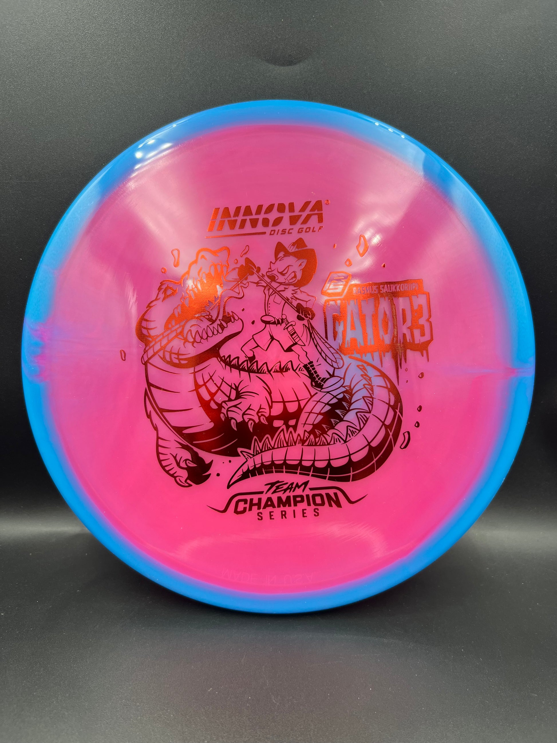 Innova Tour Series 2026 Halo Champion Gator3 Rasmus Saukkoriipi Blue Dark Pink Red Orange Stamp - 173-175g