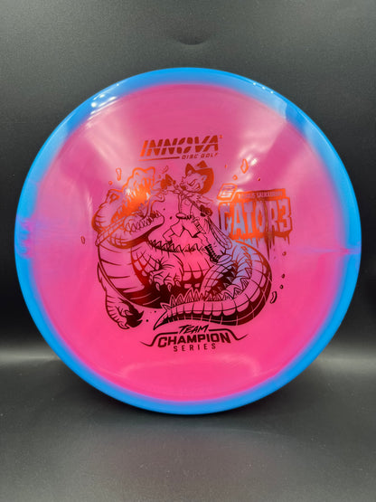 Innova Tour Series 2026 Halo Champion Gator3 Rasmus Saukkoriipi Blue Dark Pink Red Orange Stamp - 173-175g