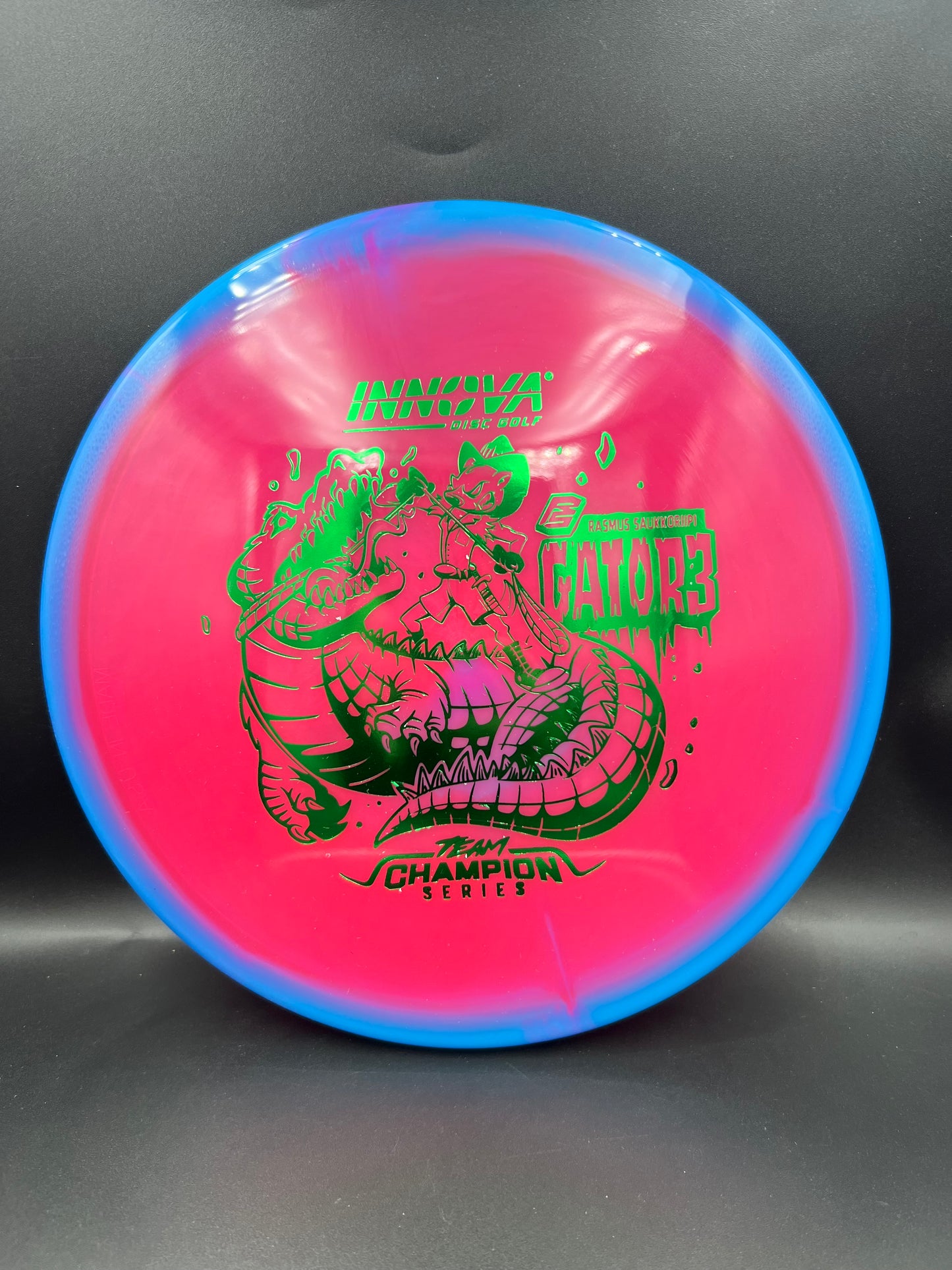 Innova Tour Series 2026 Halo Champion Gator3 Rasmus Saukkoriipi Blue Dark Pink Green Stamp - 173-175g