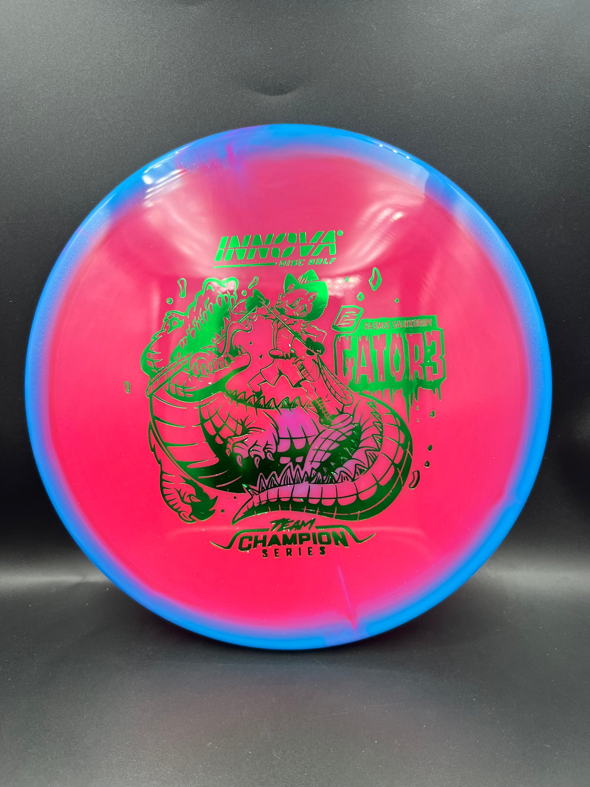 Innova Tour Series 2026 Halo Champion Gator3 Rasmus Saukkoriipi Blue Dark Pink Green Stamp - 173-175g