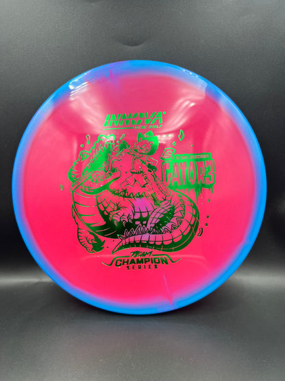 Innova Tour Series 2026 Halo Champion Gator3 Rasmus Saukkoriipi Blue Dark Pink Green Stamp - 173-175g