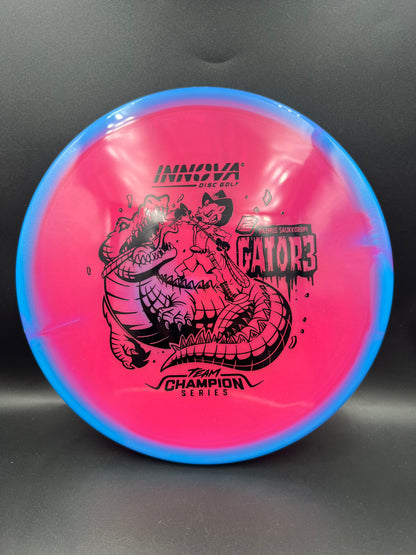 Innova Tour Series 2026 Halo Champion Gator3 Rasmus Saukkoriipi Blue Dark Pink Black Stamp - 173-175g