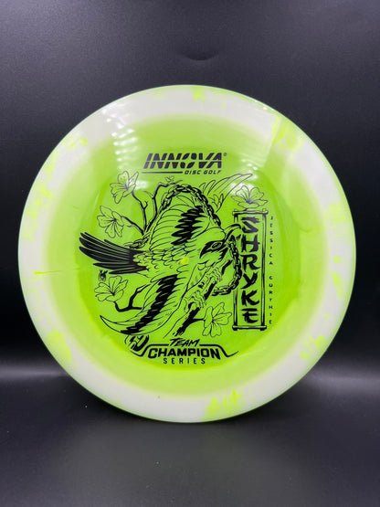Innova Tour Series 2026 Halo Champion Shryke Jessica Gurthie White Highlighter Black Stamp - 165g
