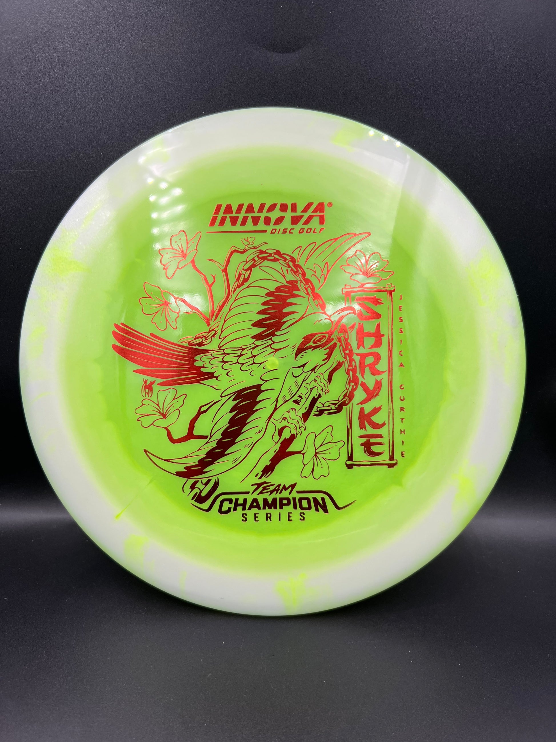 Innova Tour Series 2026 Halo Champion Shryke Jessica Gurthie White Highlighter Red Stamp - 166g