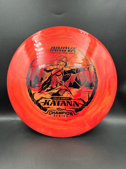 Innova Tour Series 2026 Star Katana Holly Finley Red Orange Black Stamp - 171g