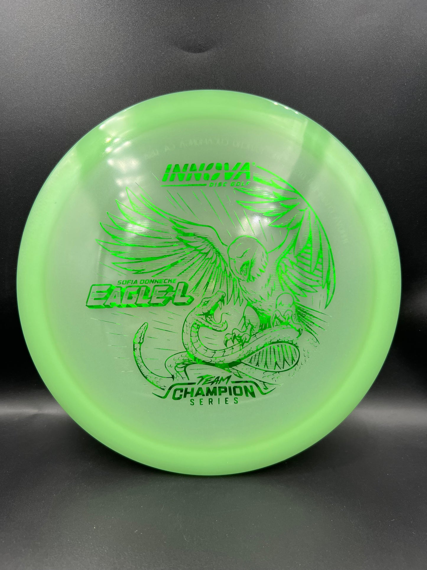 Innova Tour Series 2026 Proto Glow Champion Eagle-L Sofia Donnecke Light Green Green Stamp - 173-175g