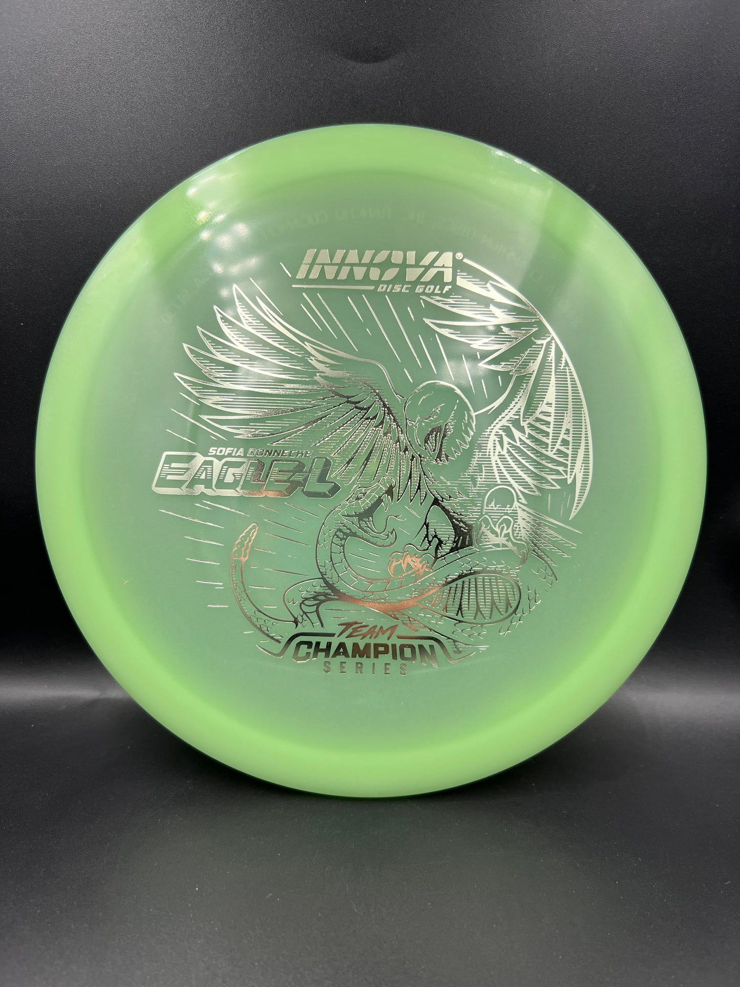 Innova Tour Series 2026 Proto Glow Champion Eagle-L Sofia Donnecke Light Green Silver Stamp - 173-175g