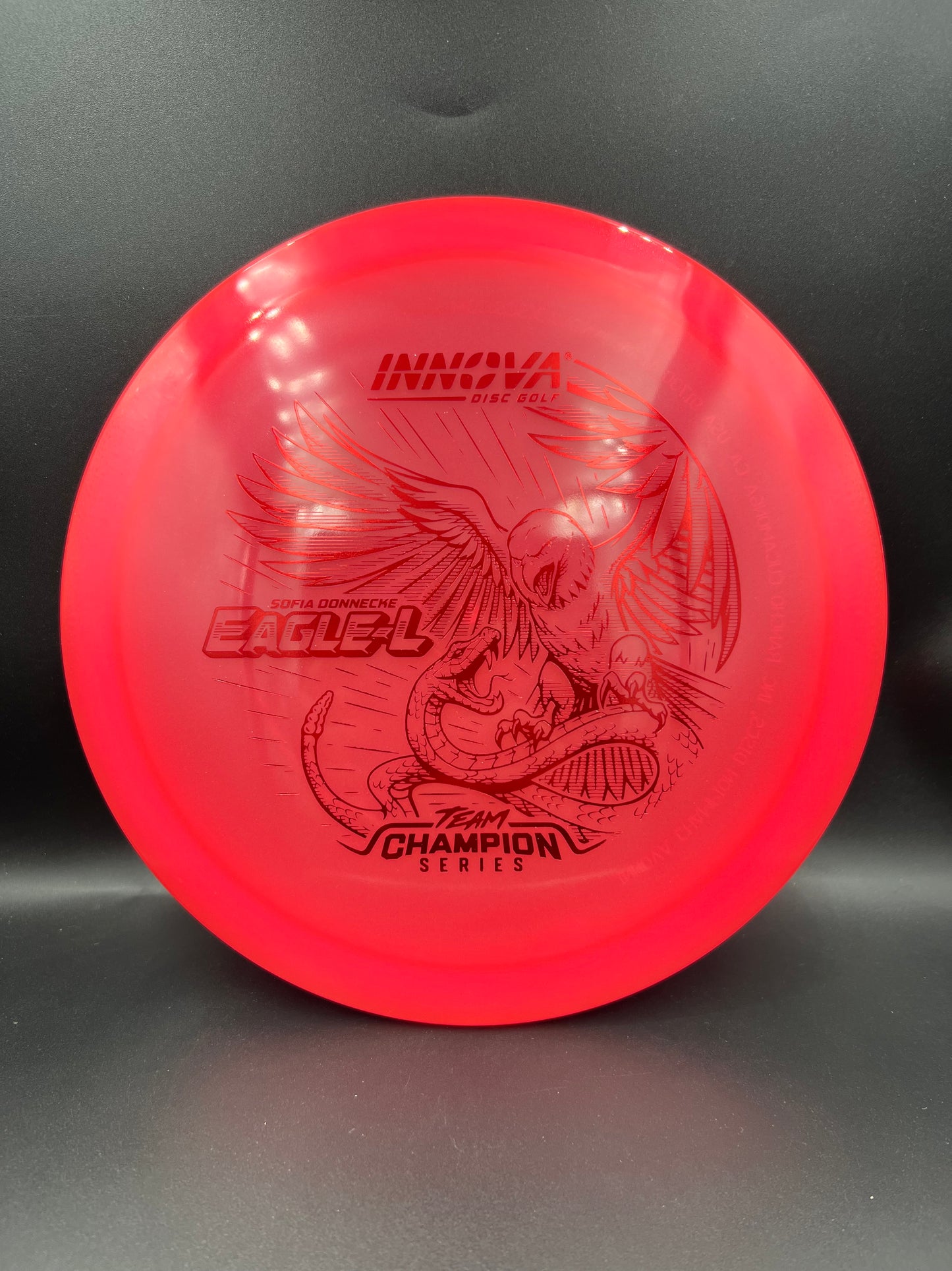 Innova Tour Series 2026 Proto Glow Champion Eagle-L Sofia Donnecke Pink Red Stamp - 173-175g
