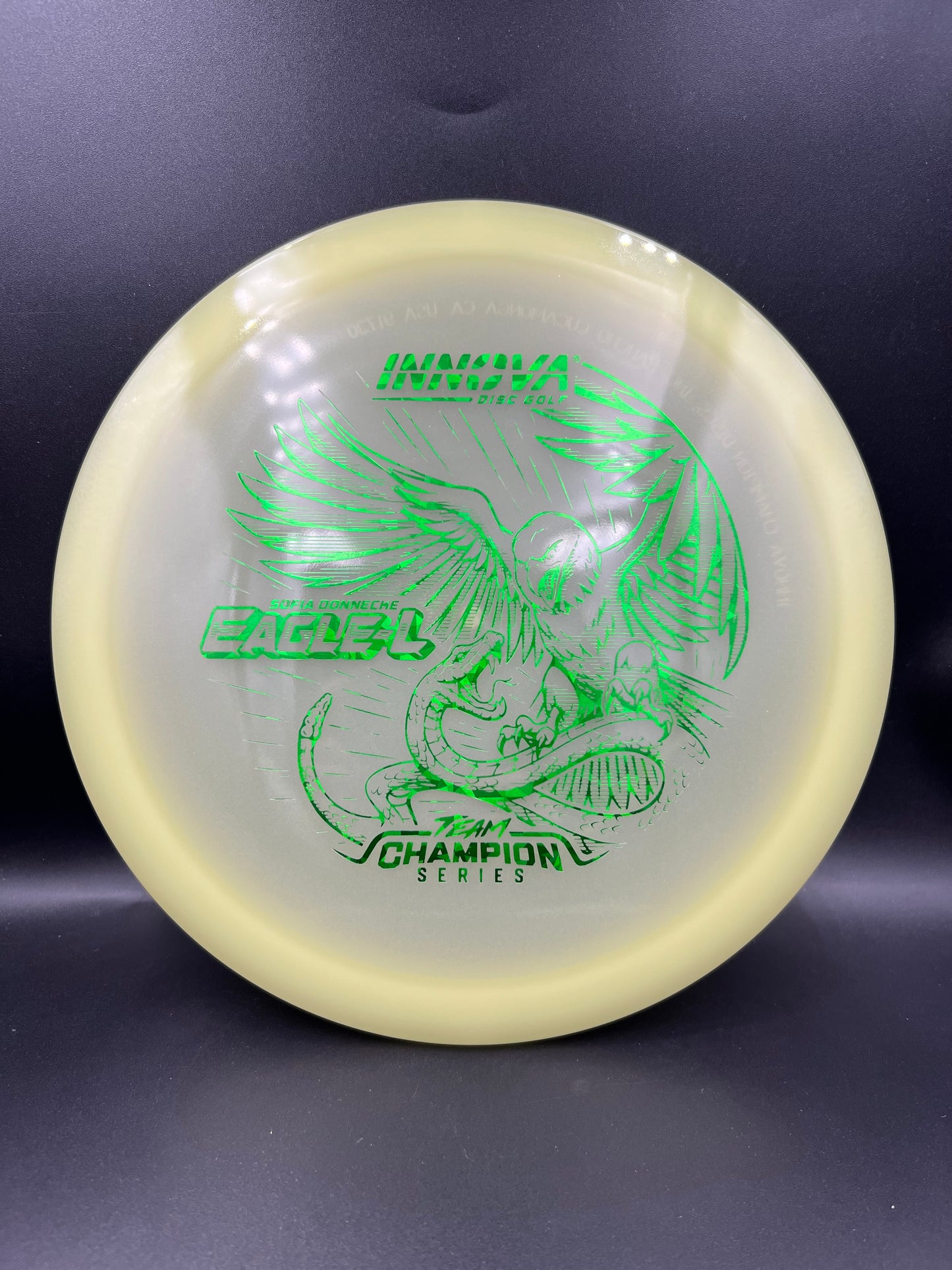 Innova Tour Series 2026 Proto Glow Champion Eagle-L Sofia Donnecke Yellowish White Green Stamp - 173-175g