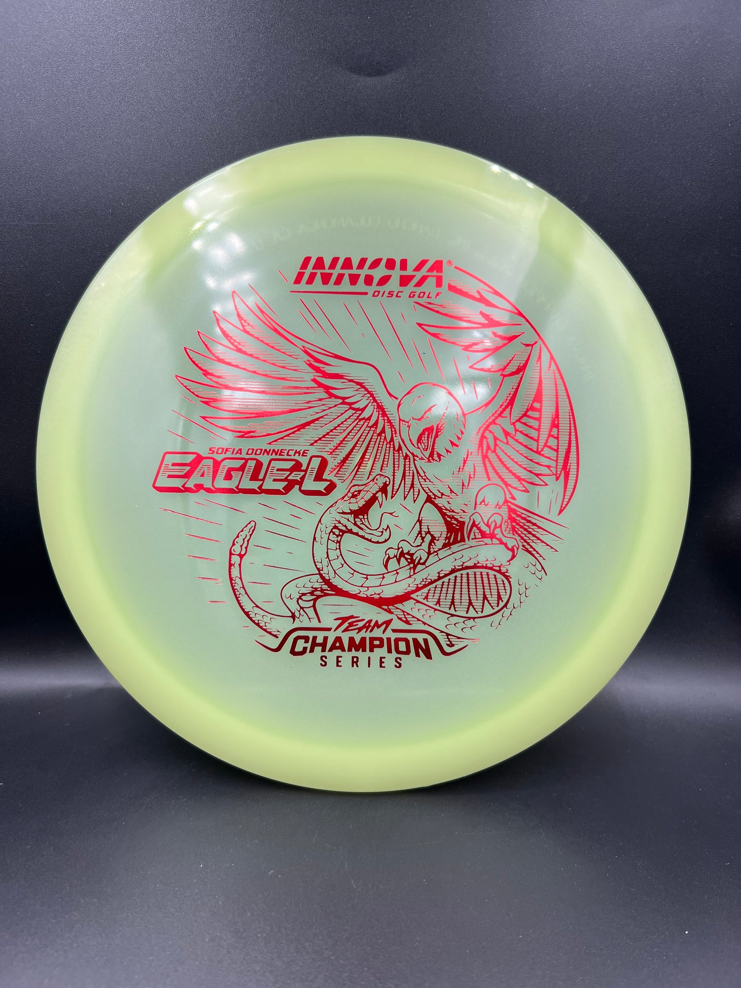 Innova Tour Series 2026 Proto Glow Champion Eagle-L Sofia Donnecke Yellowish White Red Stamp - 173-175g