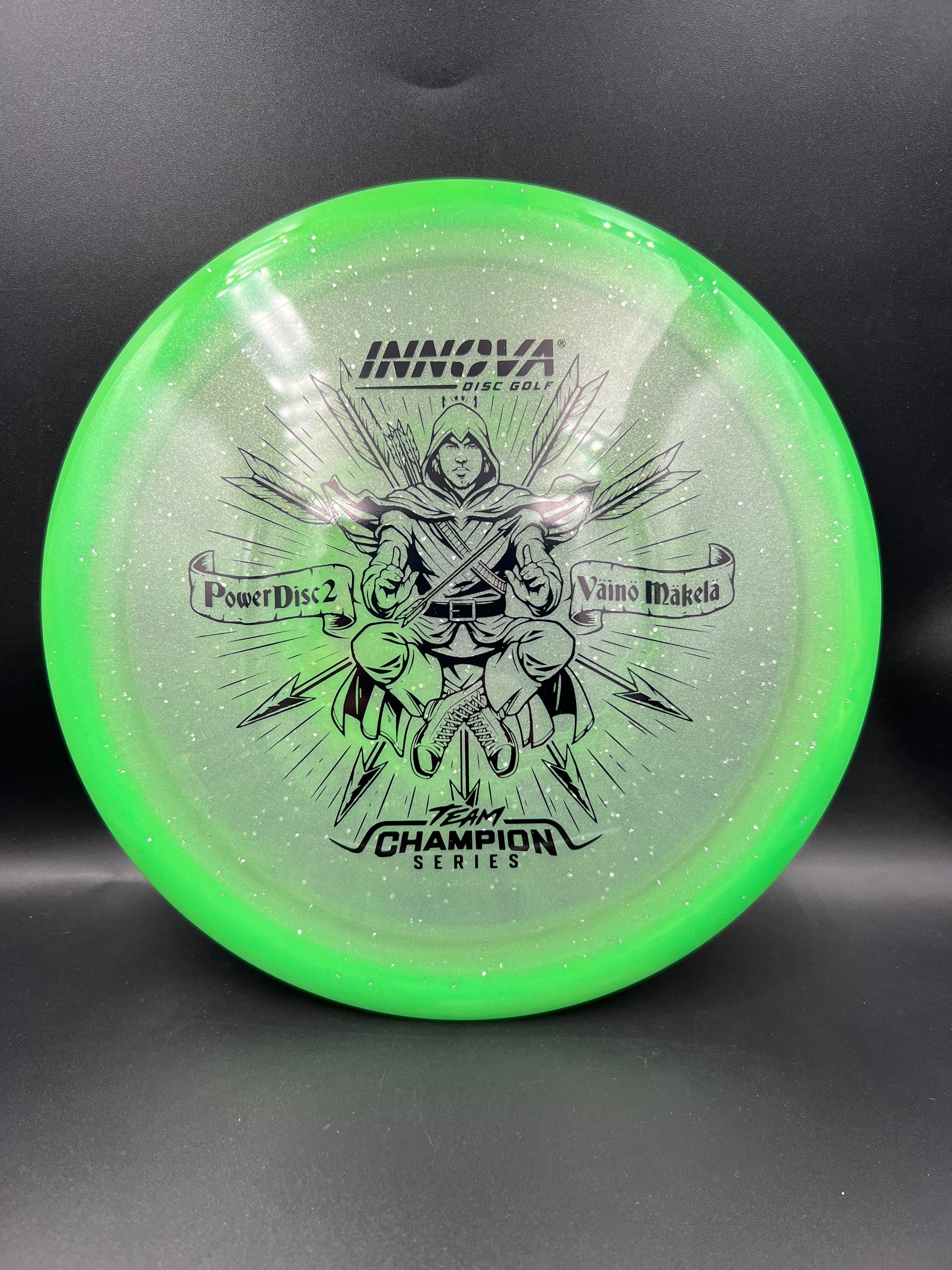 Innova Tour Series 2026 Moondust Halo Champion Power Disc 2 Väinö Mäkelä Green Black Stamp - 173-175g