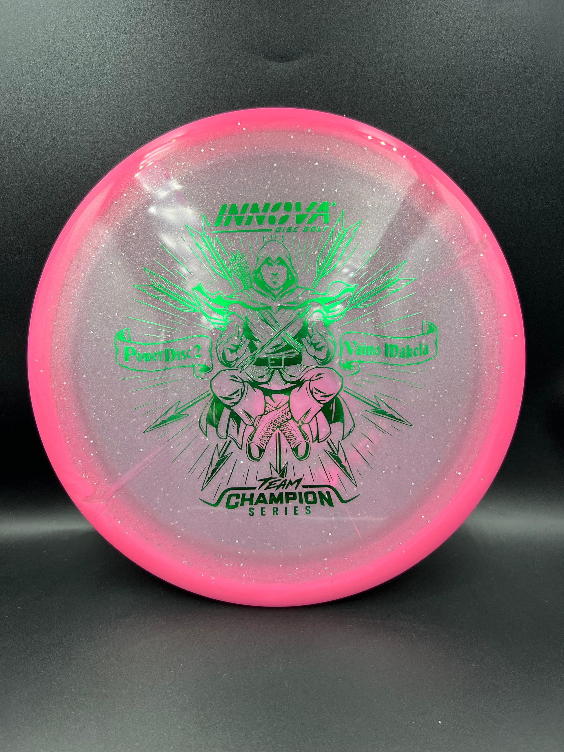 Innova Tour Series 2026 Moondust Halo Champion Power Disc 2 Väinö Mäkelä Pink Green Stamp - 173-175g