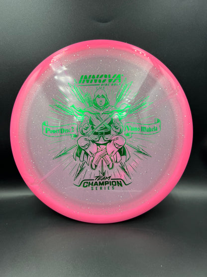 Innova Tour Series 2026 Moondust Halo Champion Power Disc 2 Väinö Mäkelä Pink Green Stamp - 173-175g