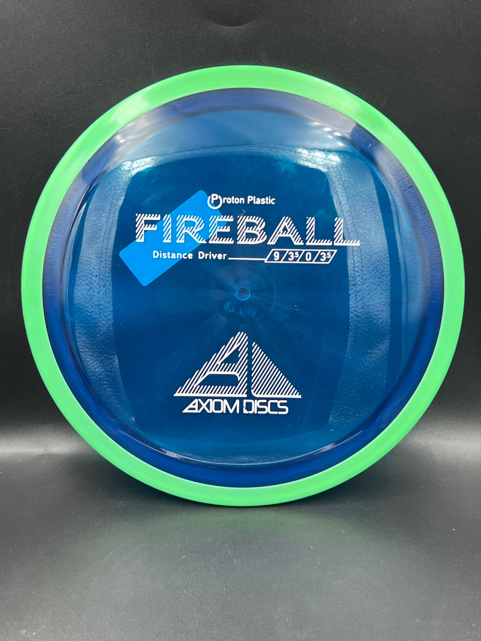 Axiom Proton Fireball Green Blue Silver White Stamp - 174g
