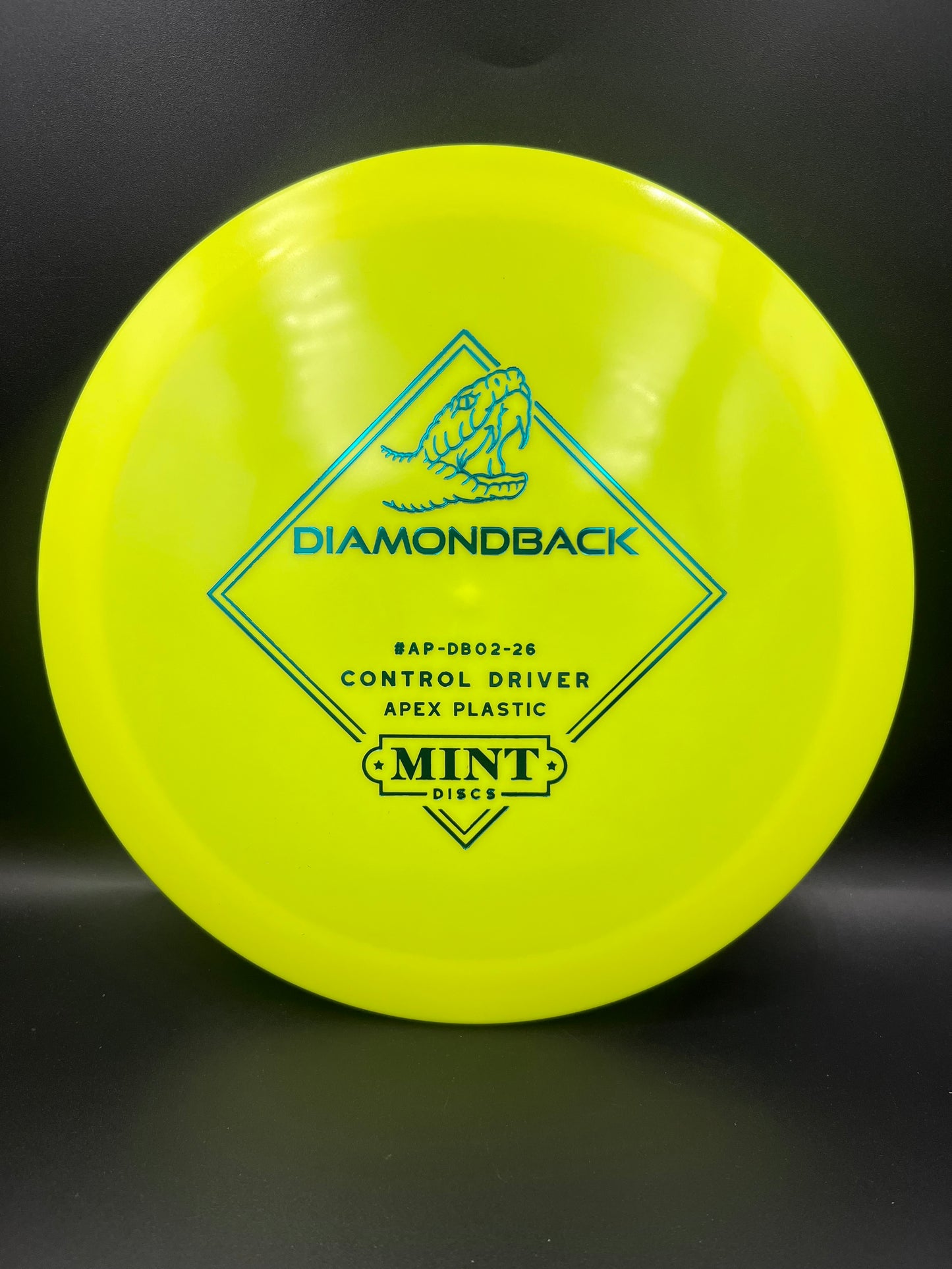 Mint Discs Lightweight Apex Diamondback Yellow Blue Stamp - 156g