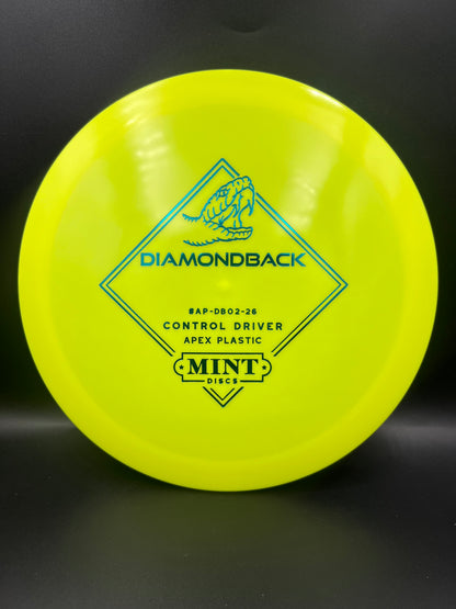 Mint Discs Lightweight Apex Diamondback Yellow Blue Stamp - 156g