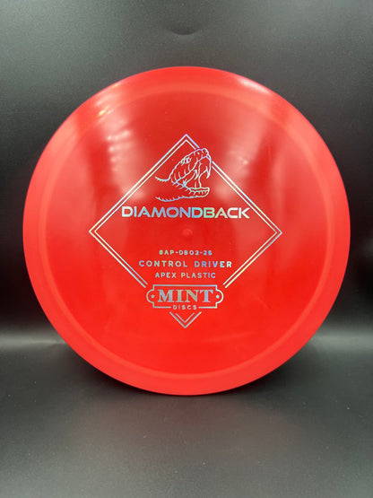Mint Discs Lightweight Apex Diamondback Red Silver Stamp - 156g