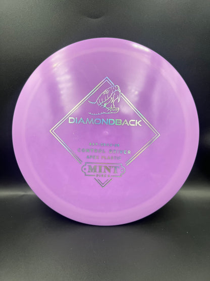 Mint Discs Lightweight Apex Diamondback Purple Silver Stamp - 156g