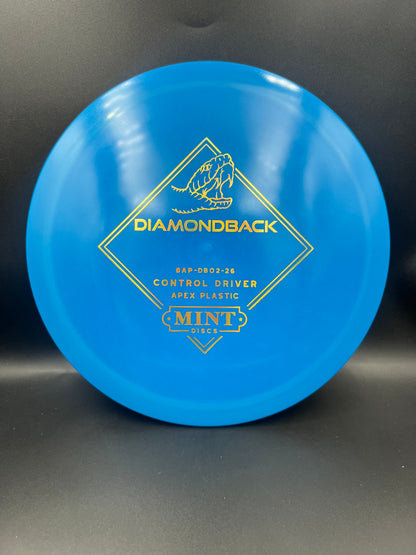Mint Discs Lightweight Apex Diamondback Blue Gold Stamp - 156g